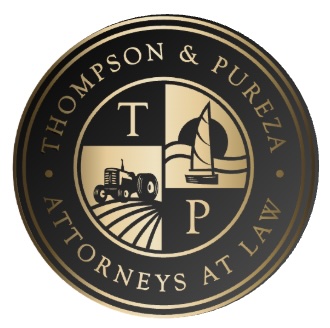 logo for Thompson & Pureza Law offices 
